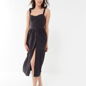 UO Positano Tie-Shoulder Midi Dress